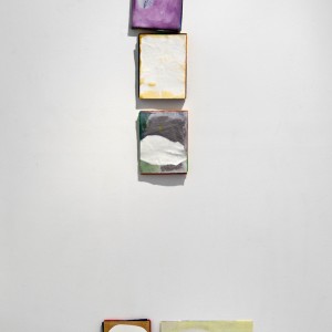 Installation view, "Stack Paintings", Monte Vista, Highland Park, CA, 2012